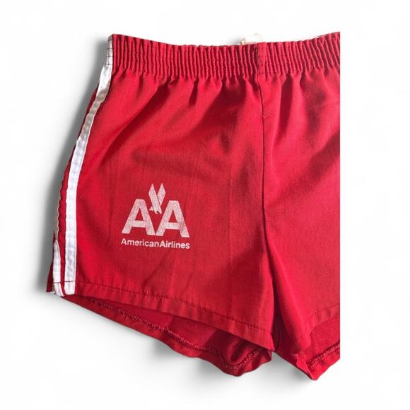 Vintage 1970’s American Airlines Flight Attendant Workout Athletic Shorts Small - Picture 2 of 4